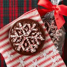Dark Chocolate Peppermint Snowflake