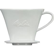 Melitta Pour Over Brew Cone - White Porcelain - Small